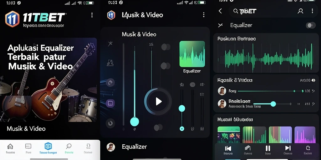 Antarmuka intuitif 11TBET untuk kontrol Equalizer yang mudah