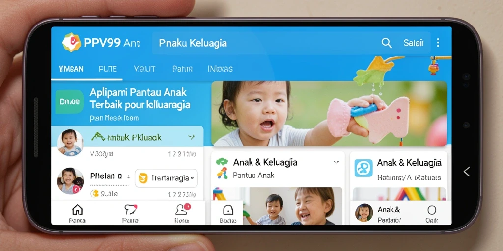 Antarmuka intuitif dan fitur lengkap untuk pantau anak.